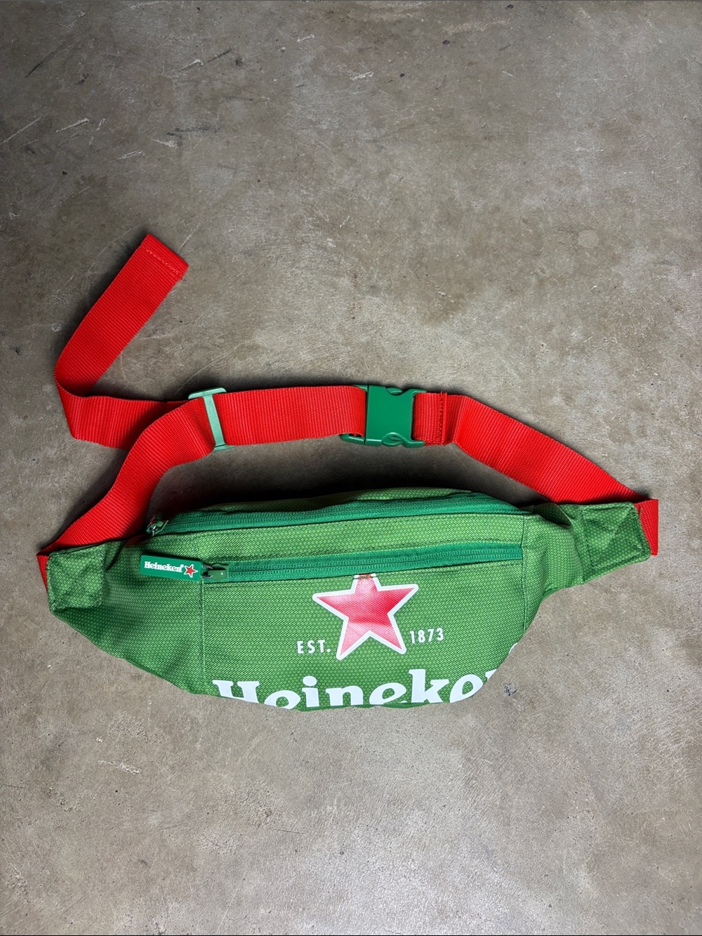 HEINEKEN Green and Red Waist Bag / Fanny Pack